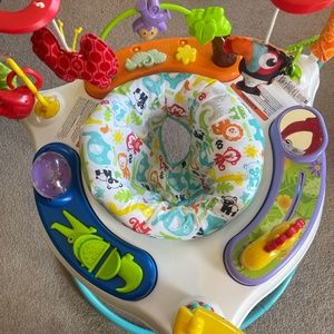 Jump activity - Fisher-Price Animal Activity Jumperoo, Blue, One Size